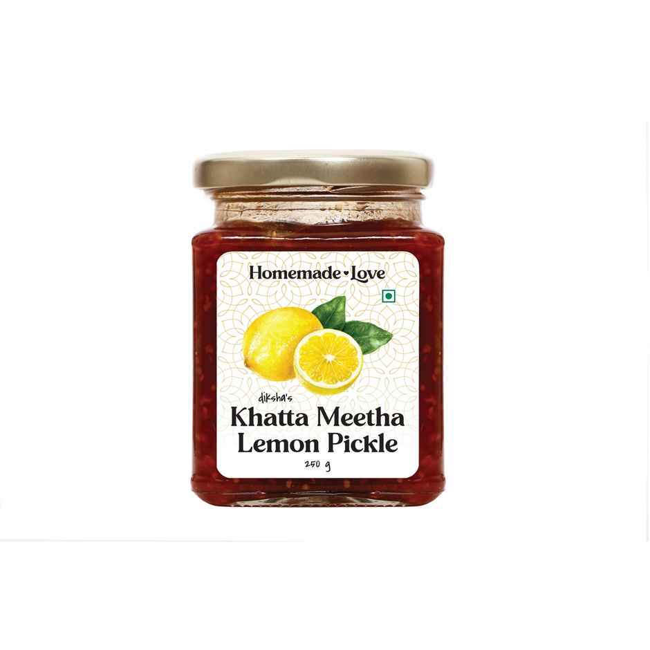Homemade Love- Khatta Meetha Lemon Pickle
