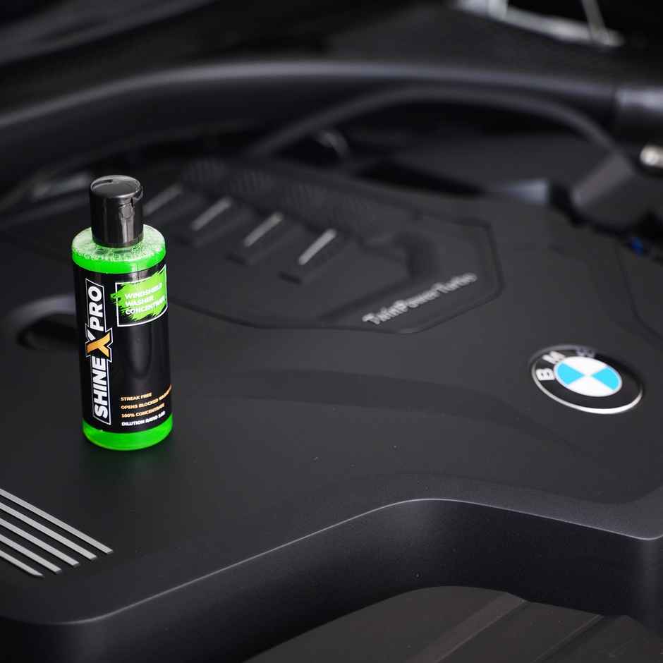 ShineXPro Windshield Washer Fluid For Car | Concentrate (1:50) | Streak Free | Softens Water