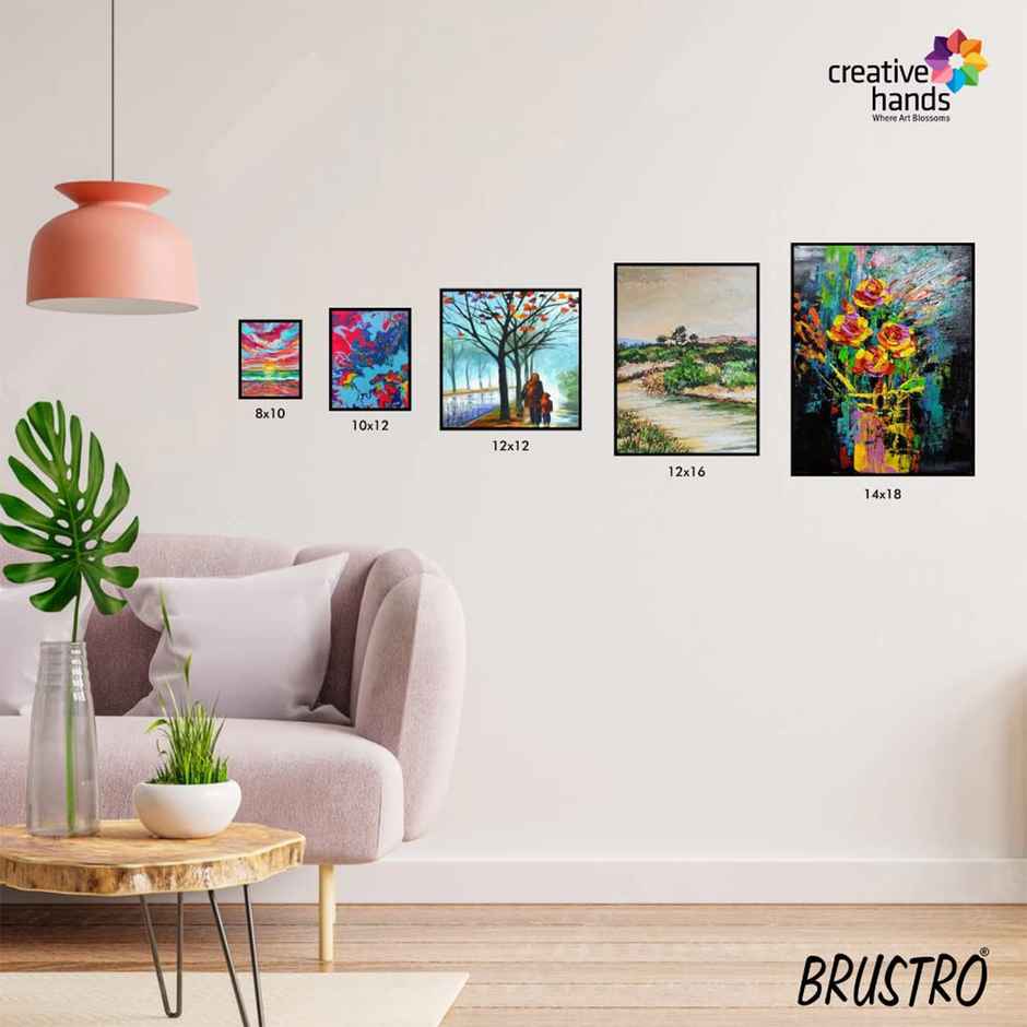 Brustro Canvas Board Medium Grain 8X10