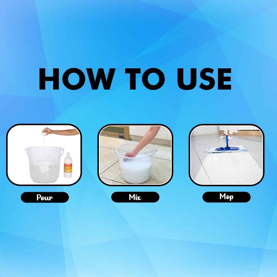 Gainda WHite Disinfectant Phenyle Floor Cleaner