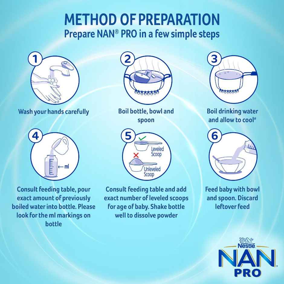 Nestle NAN PRO Stage 2 Follow-up Powder | 6 - 12 M
