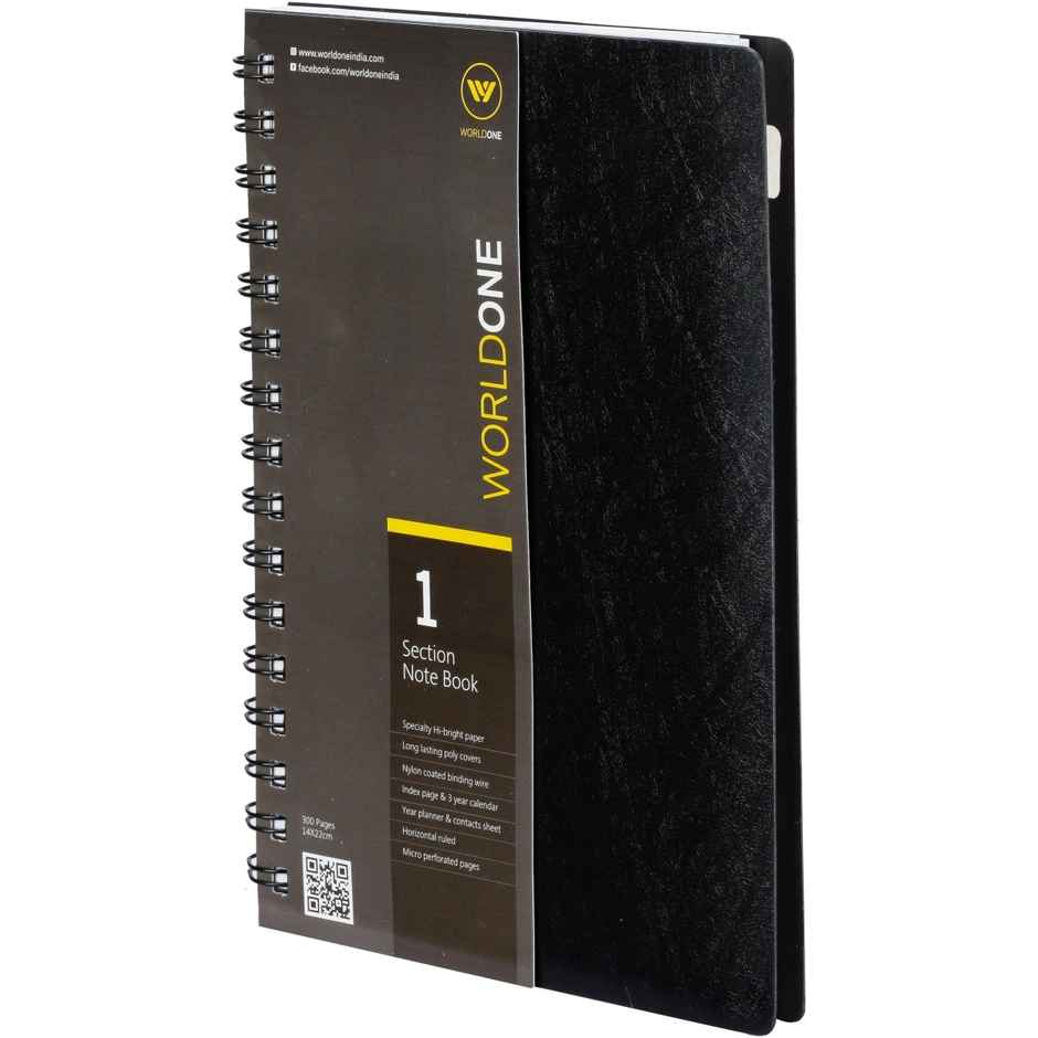 Worldone Single Subject Wiro Notebook | A5