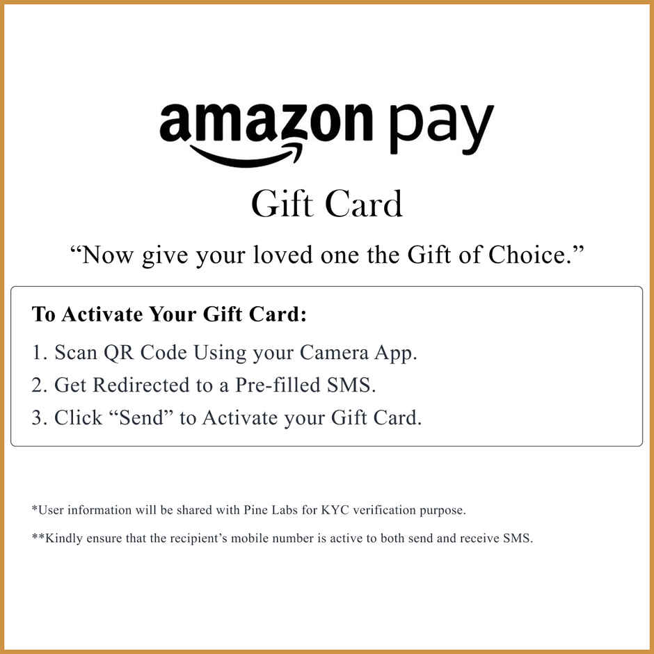 Amazon Pay Gift Card Black Box - 5000