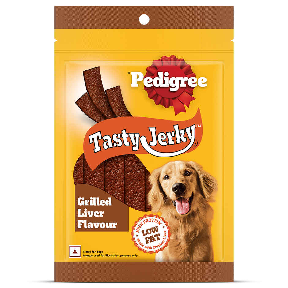 Pedigree Adult Tasty Jerky Grilled Liver Flavour Dog Treat Combo