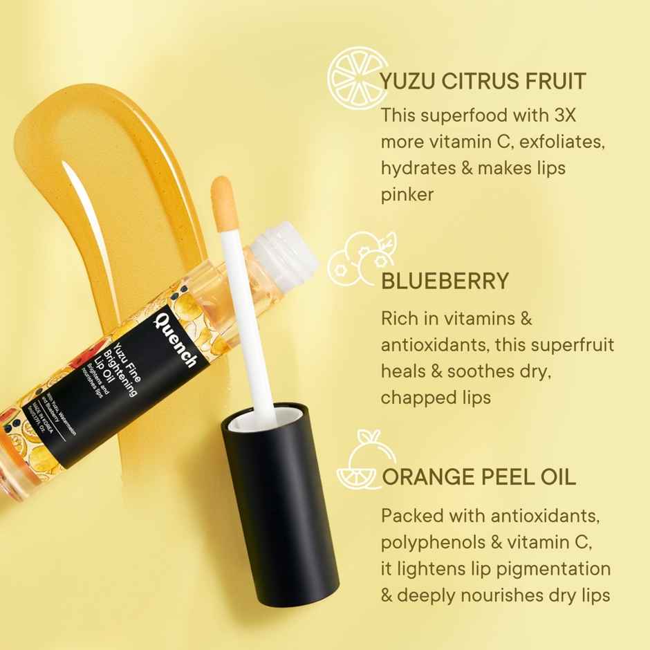 Quench Botanics Yuzu Fine Brightening Lip Oil