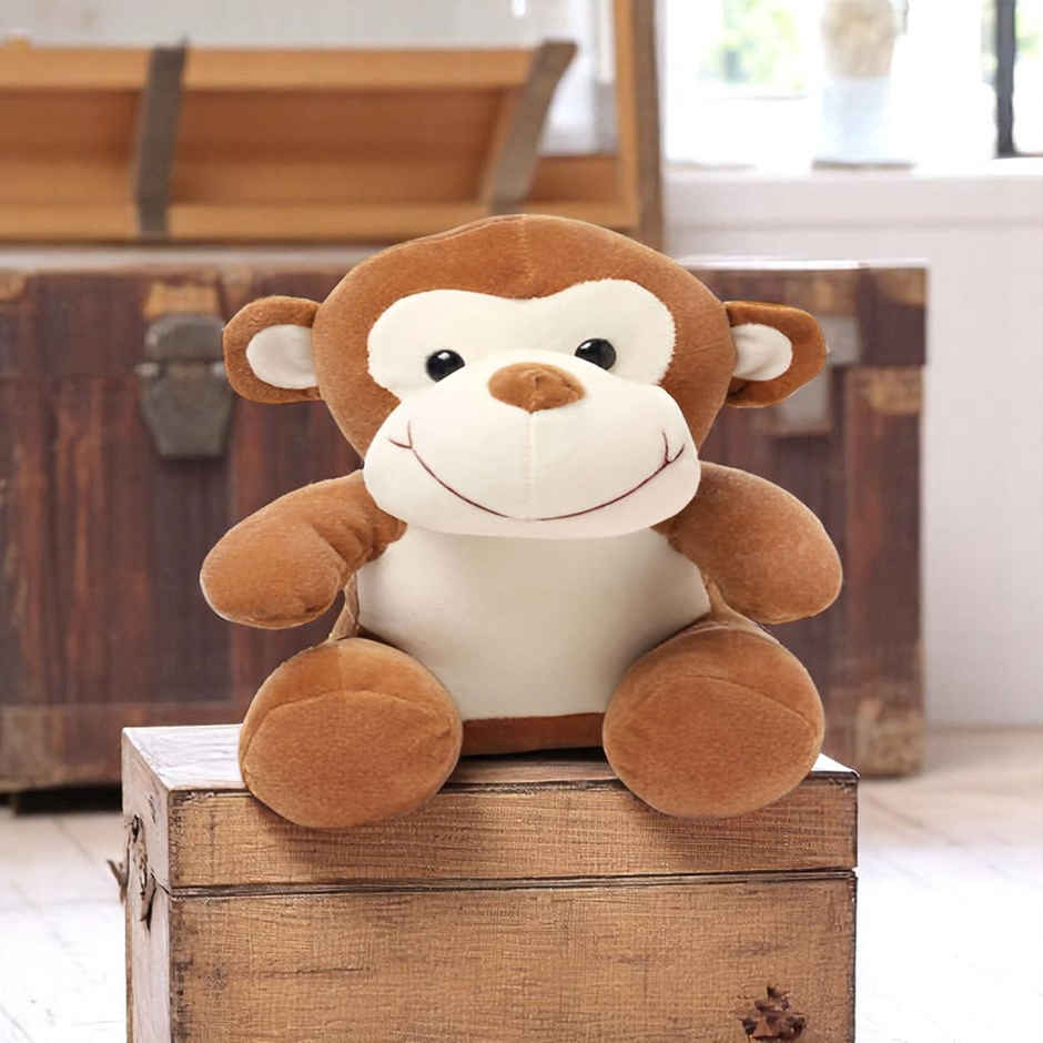 Babique Monkey Plush Soft Toy Cute Kids Animal Home Decor Boys/Girls/Baby (28 cm)