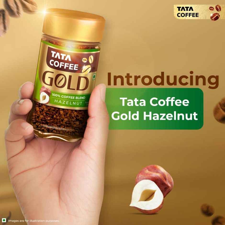 Tata Coffee Gold Hazelnut Instant Coffee
