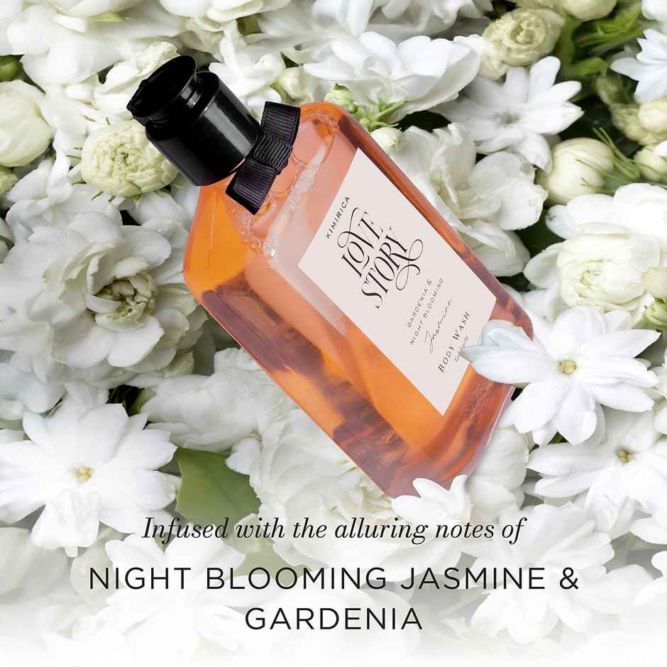 Kimirica Love Story Body Wash | Floral Scented Cleanser with Light Lather for Fresh & Hydrated Skin