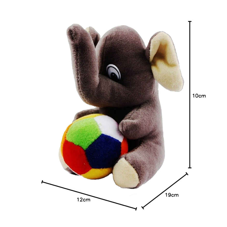 Babique Elephant Stuffed Soft Toy For Kids (19 cm) - Assorted