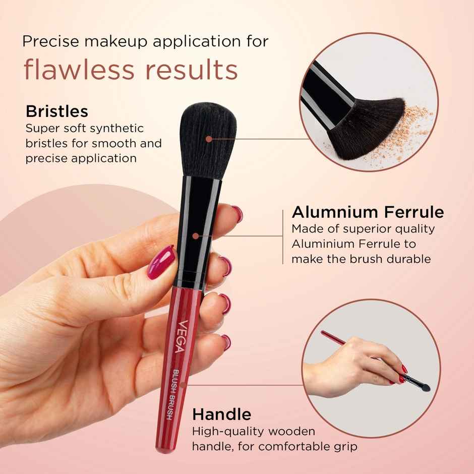 VEGA Set Of 5 Makeup Brush Applicator For Women Ideal Face | Eye & Lip Brush | Rv-05