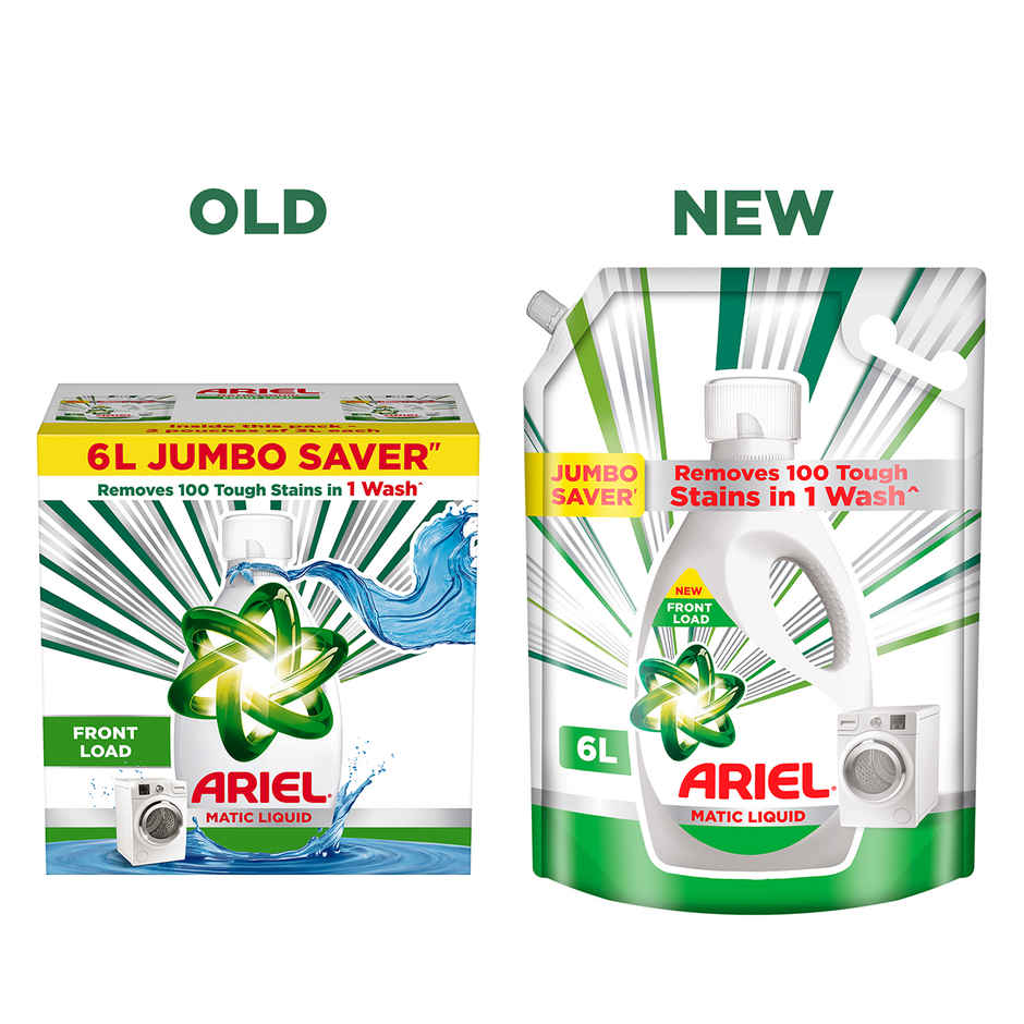 Ariel Stain Removal Front Load Washing Machine Detergent Liquid