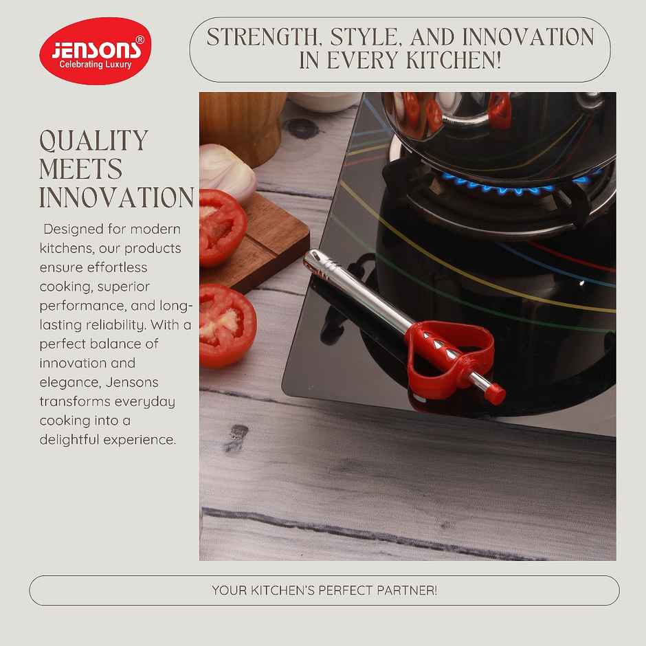 Jensons Stainless Steel Heart Shape Gas Stove Lighter