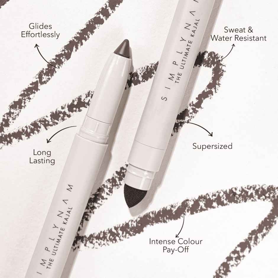 Simply Nam The Ultimate Intense Brown Kajal, Sweat & Water-Resistant, 7 Times More Product