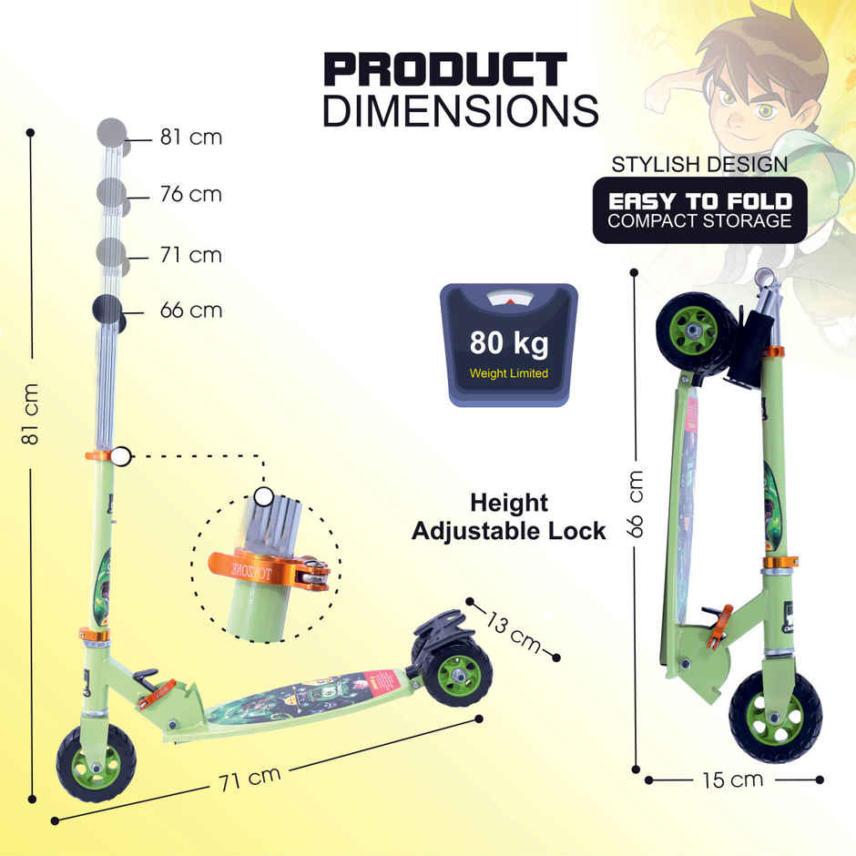 Toyzone Ben 10 Scooter Oval