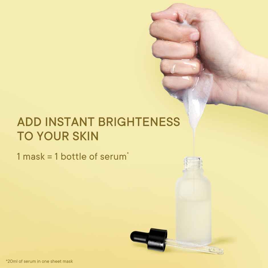 Quench Vitamin C Instaglow Sheet Mask (Face Mask)