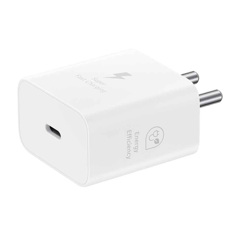 Samsung Original 25W, Type C Power Adaptor(Super Fast Charge 3.0) - White