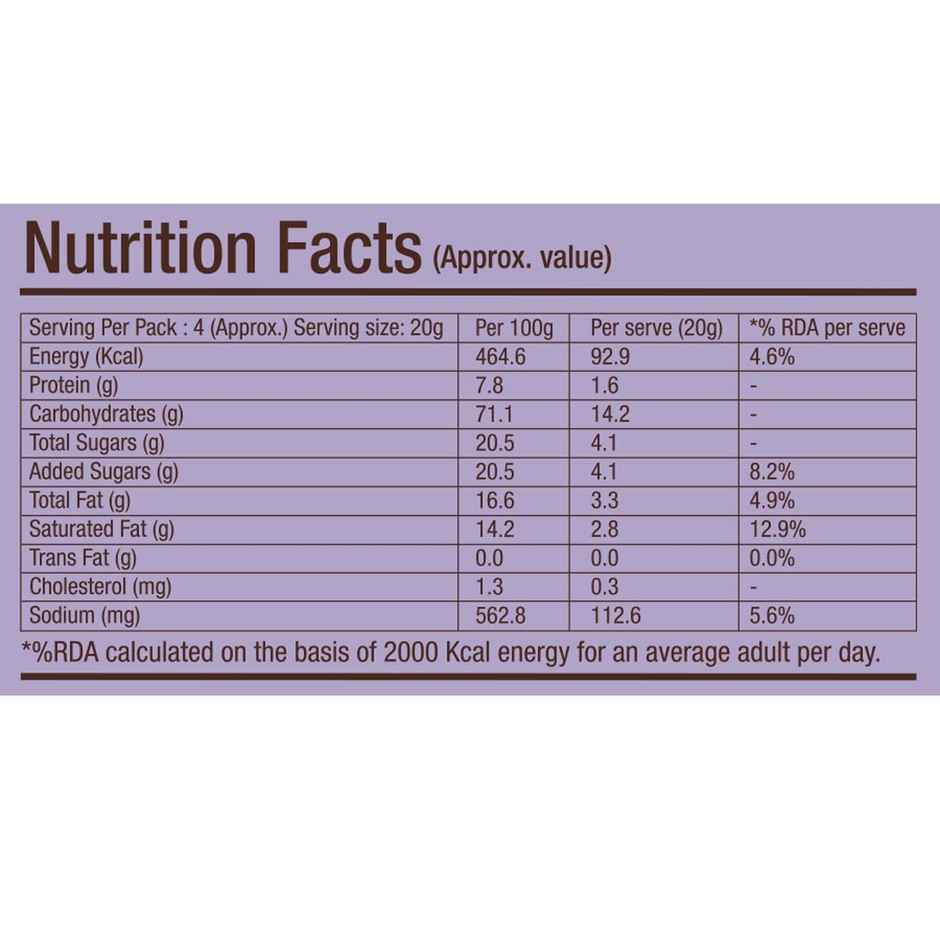 The Belgian Waffle Co Double Choco Crisps | Crispy & Chocolatey