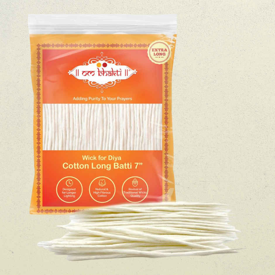 Cotton Long Batti | Om Bhakti