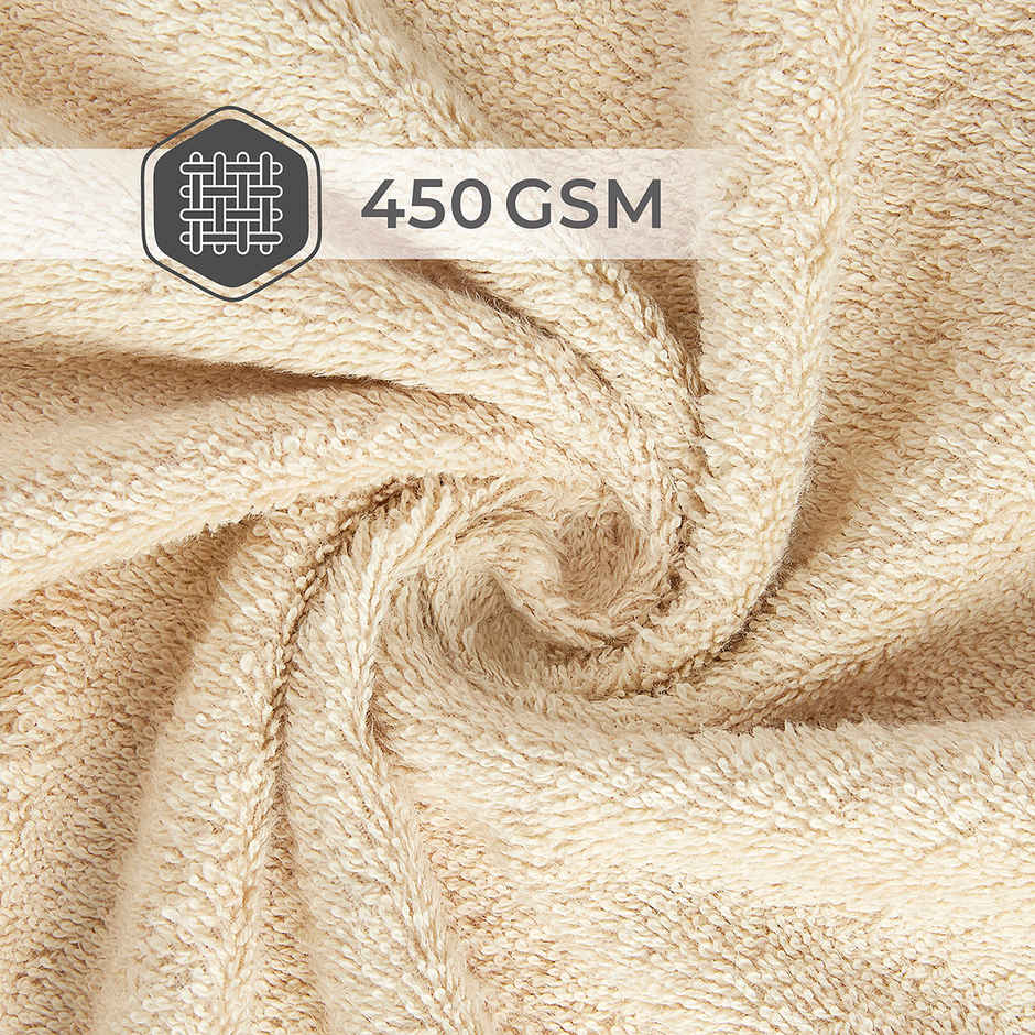 Layers Be Bold 100% Cotton 450 GSM Bath Towel | Pearled Ivory