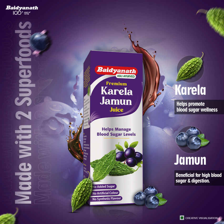 Baidyanath East Premium Karela Jamun Juice