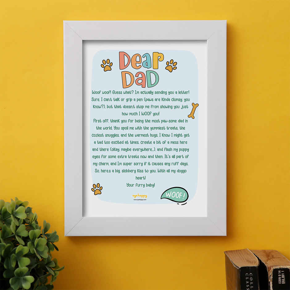 Oye Happy Letter For Dog Dad