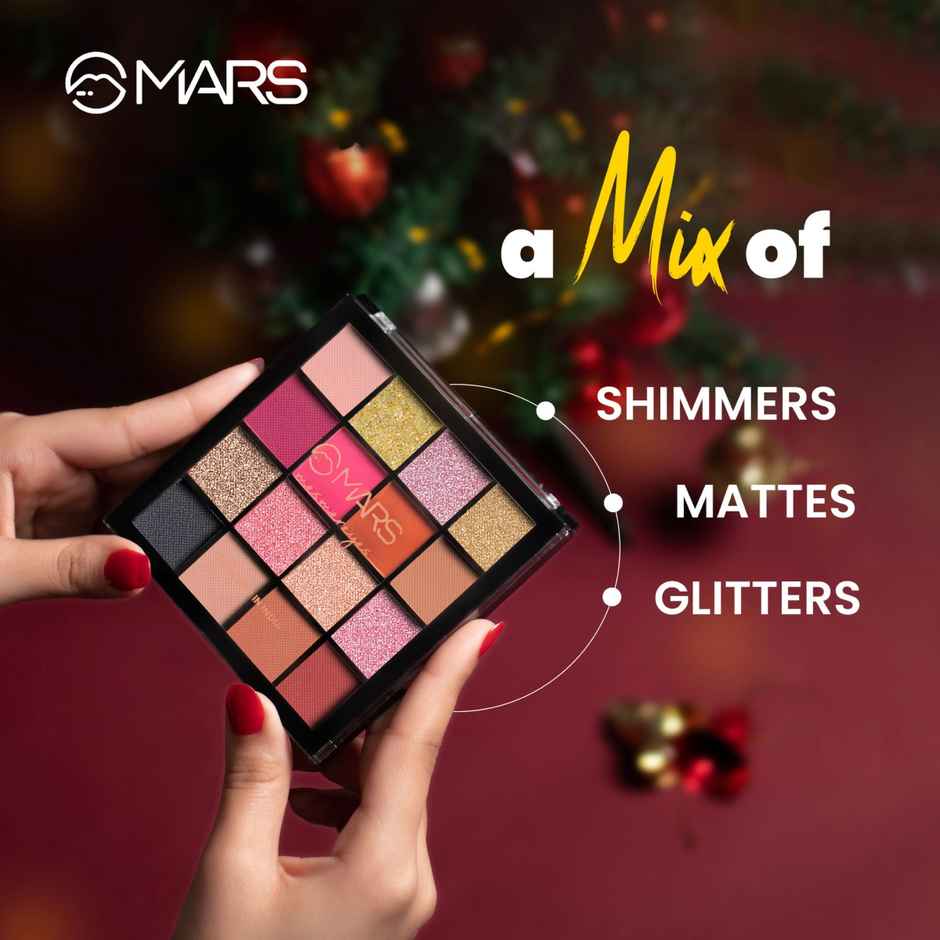 MARS Cosmetics Highly Pigmented Mesmereyes Eyeshadow Palette (02-Multicolor)