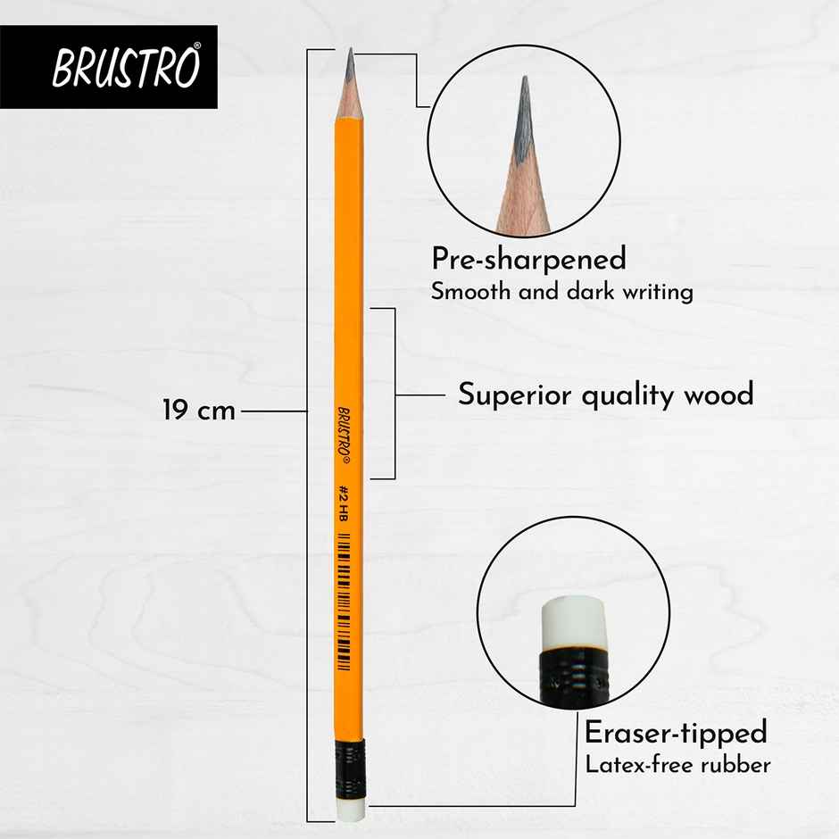 Brustro 2 Hb Pencil Pack Of 12