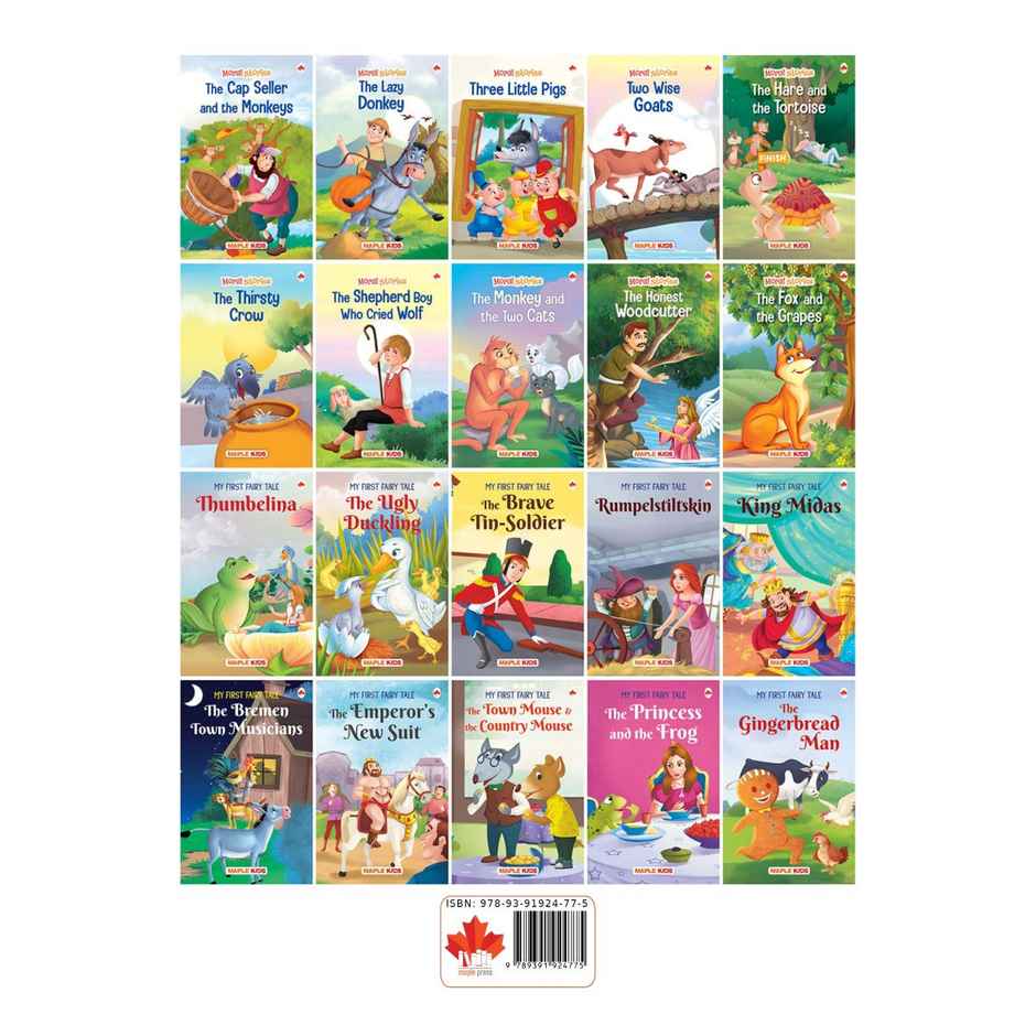 Story Books For Kids - Moral Stories | Set Of 20 English Short Stories For Age 3-7