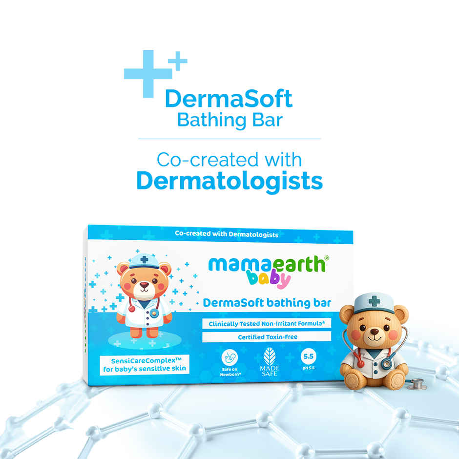 Mamaearth Baby DermaSoft Bathing Bar