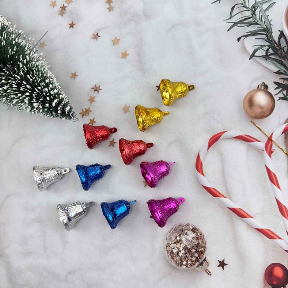 Christmas Mini Design Bell | 2.8 cm | Multicolour | Gullak