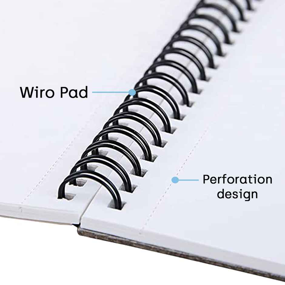 Paperpep Artists' Acrylic Wiro Pads 300Gsm Cold Pressed A4 16 Sheets