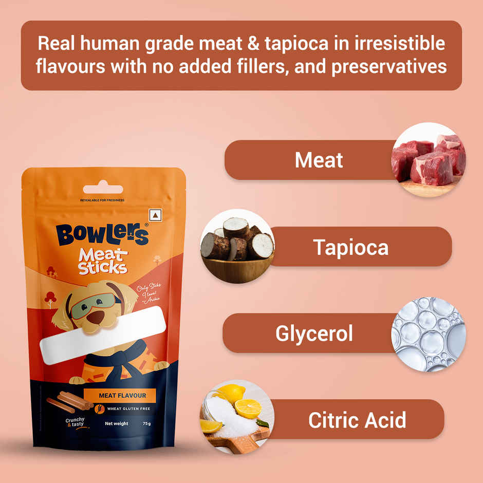 Bowlers Dog Meat Sticks