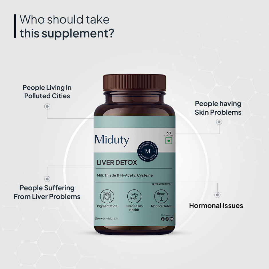Miduty Liver Detox Milk Thislte & Nac