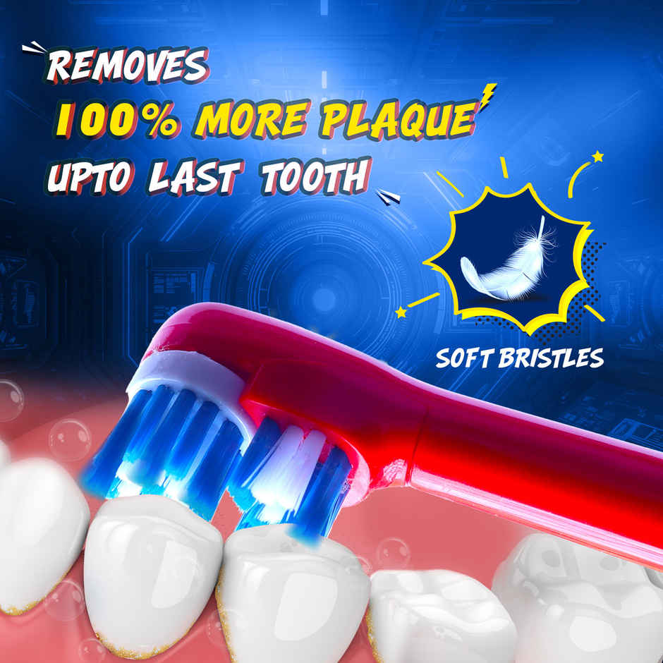 Oral-B Kids Iron Man Soft Battery Electric Toothbrush | 3+ Years