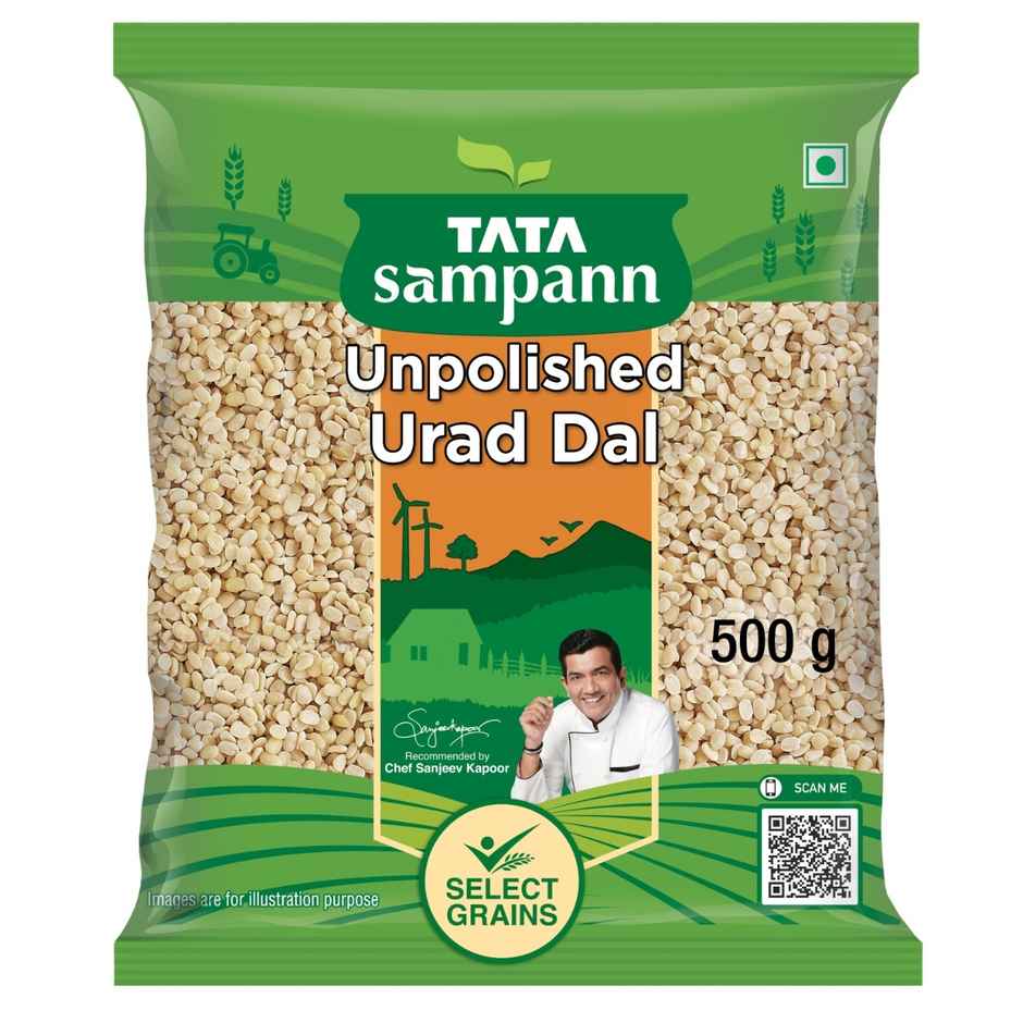 Tata Sampann Urad Dal Split(500gms) & Tata Sampann Unpolished Moong Dal(500gms) Combo