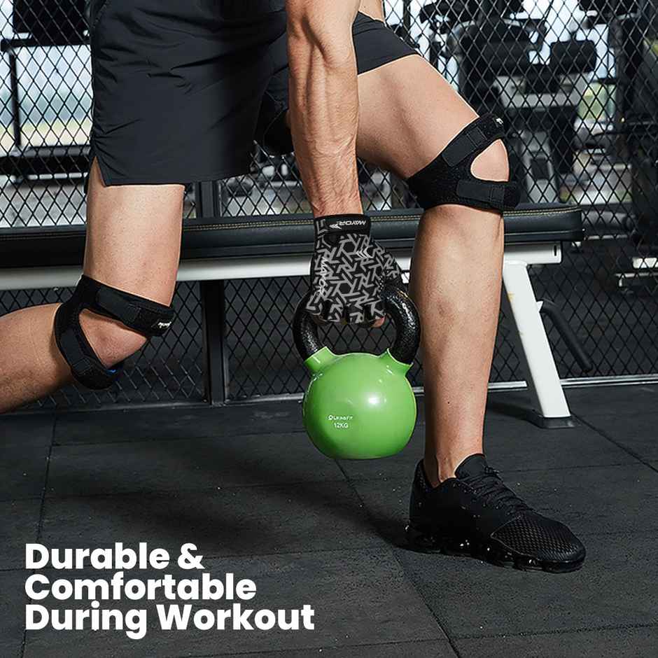 Mayor Venus Gym & Fitness Gloves For Men and Women | Grey - Black | Free Size