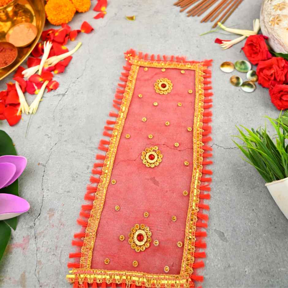 Divine Devi Maa Chunri | Red | 10 x 4 in | ServDharm