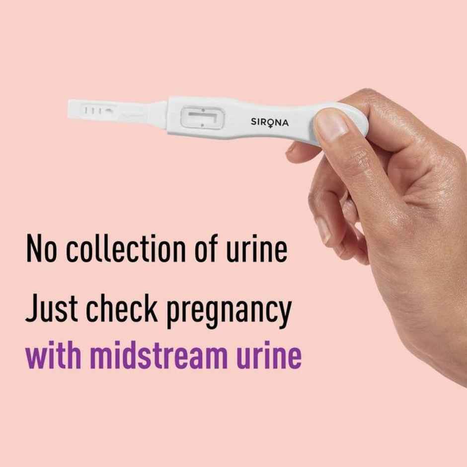 Sirona PregRX Midstream Pregnancy Test Kit