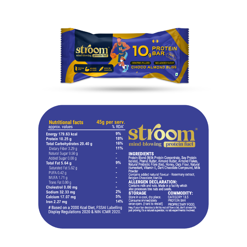 Stroom Choco Almond Bliss Protein Bars