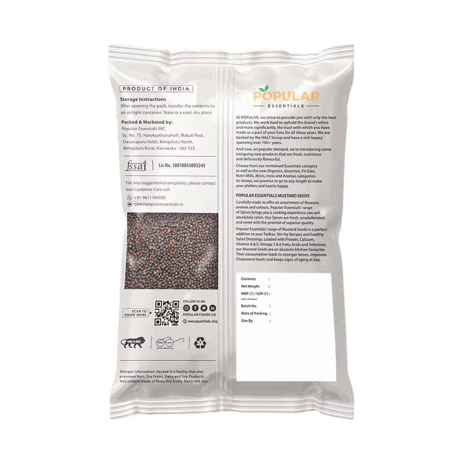 Popular Essentials Mustard Seeds Rai Big