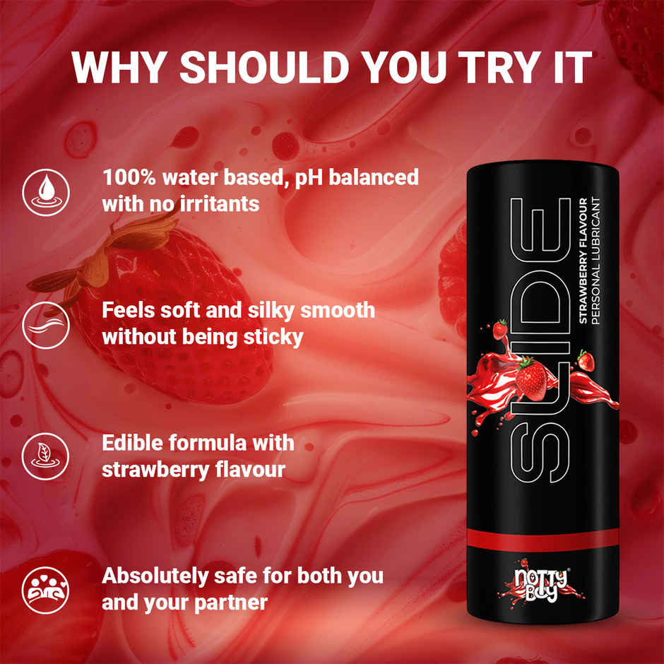 NottyBoy Strawberry Water Based Lubricant