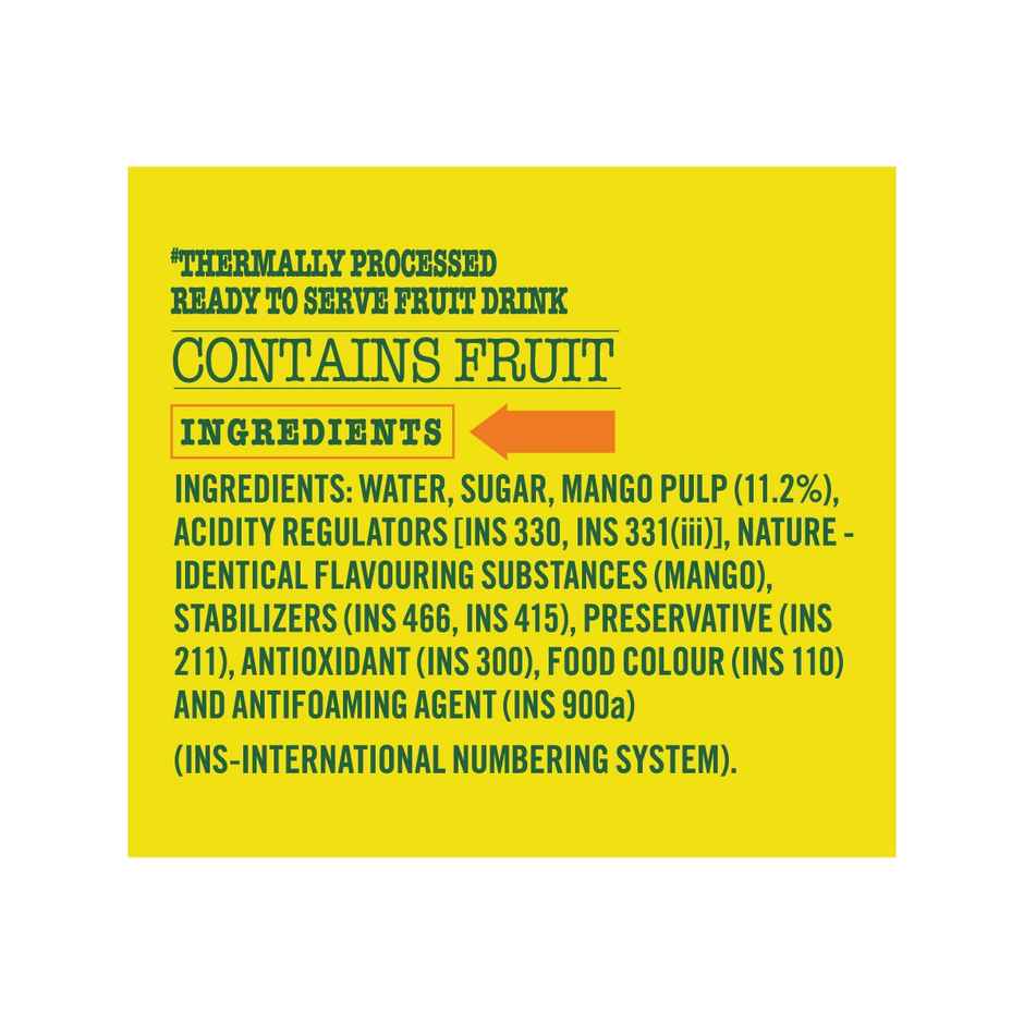 Frooti Mango Fruit Juice | Ready to Drink Beverage