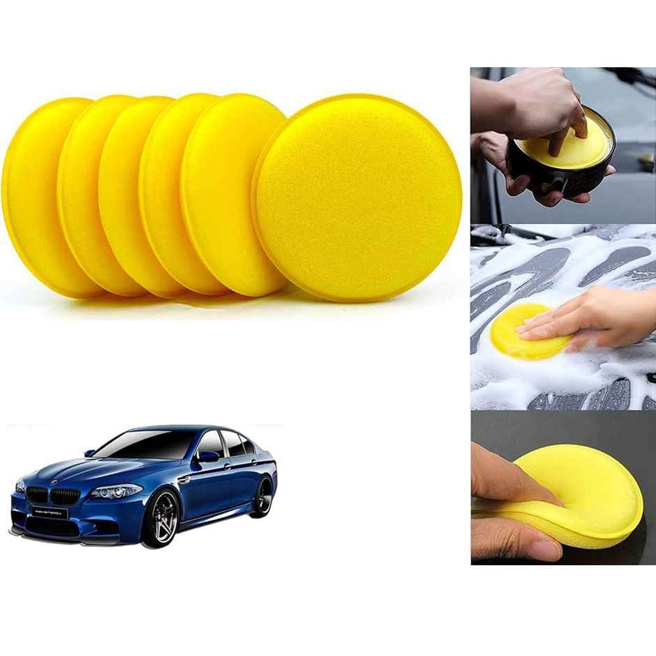 Sheen Automotive Cleaning Combo Shampoo 500 ml Applicator Sponge, Microfiber Cloth Coral Microfiber