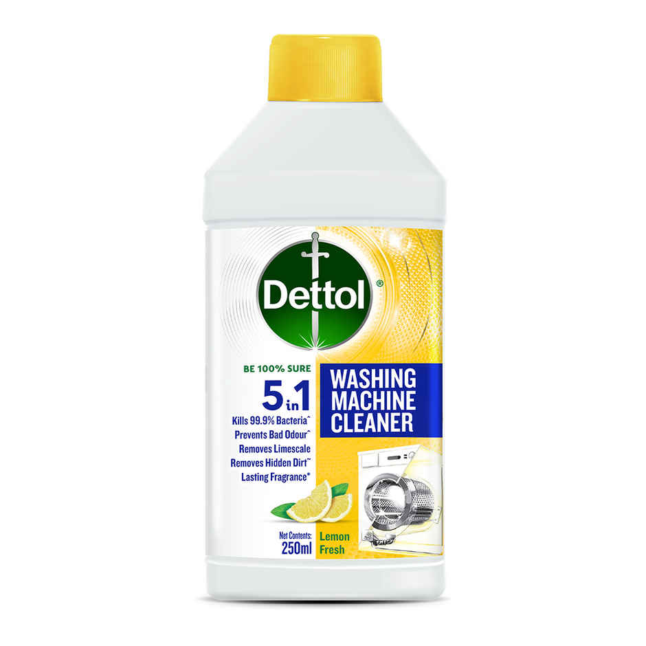 Dettol 5 in 1 Washing Machine Cleaner | Lemon