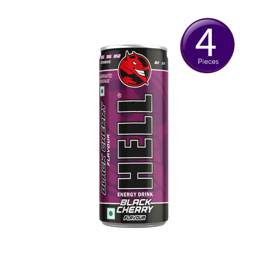 Hell Energy Drink Black Cherry Combo   