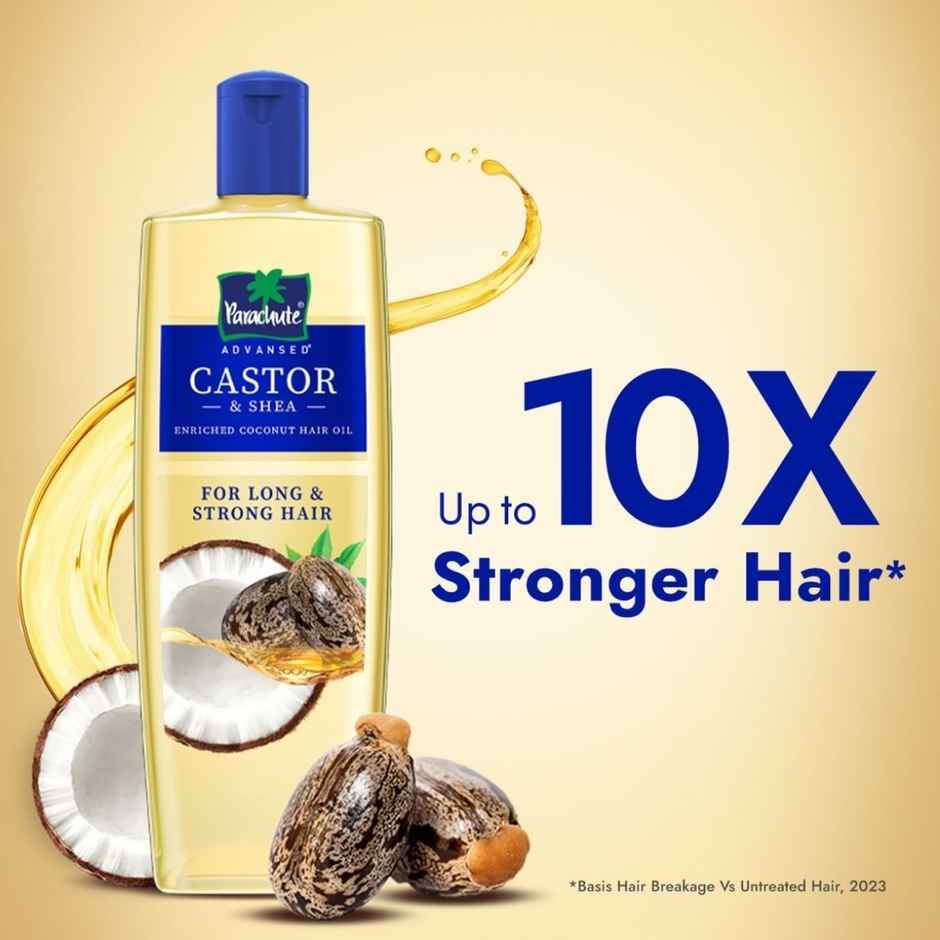 Parachute Advansed Castor & Shea Enriched Coconut Hair Oil