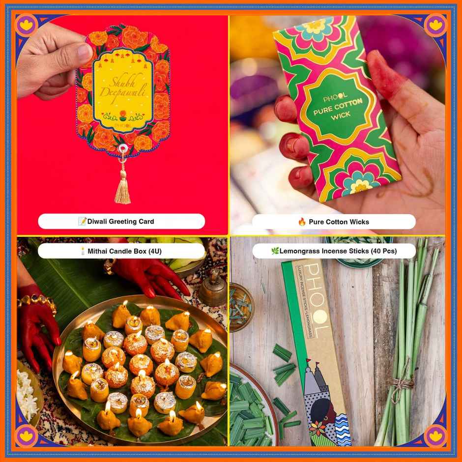 Diwali Magic Collection | Diwali Gift Hamper | Pack Of 10 | Phool