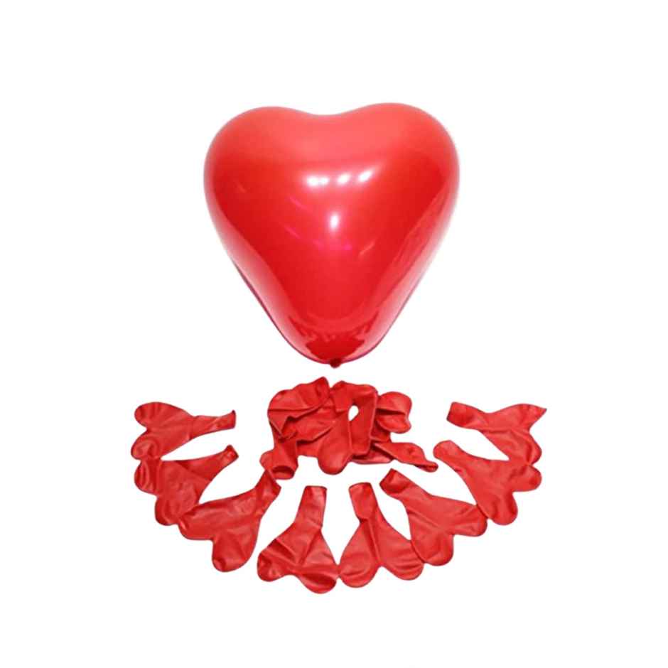 Heart Balloons for Decoration | Medium | Pack of 30 | Picfest