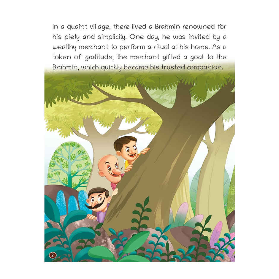 Oswaal Books Lil Legends Illustrated Panchtantra Stories For Kids 2+ | The Brahmin & Three Crooks