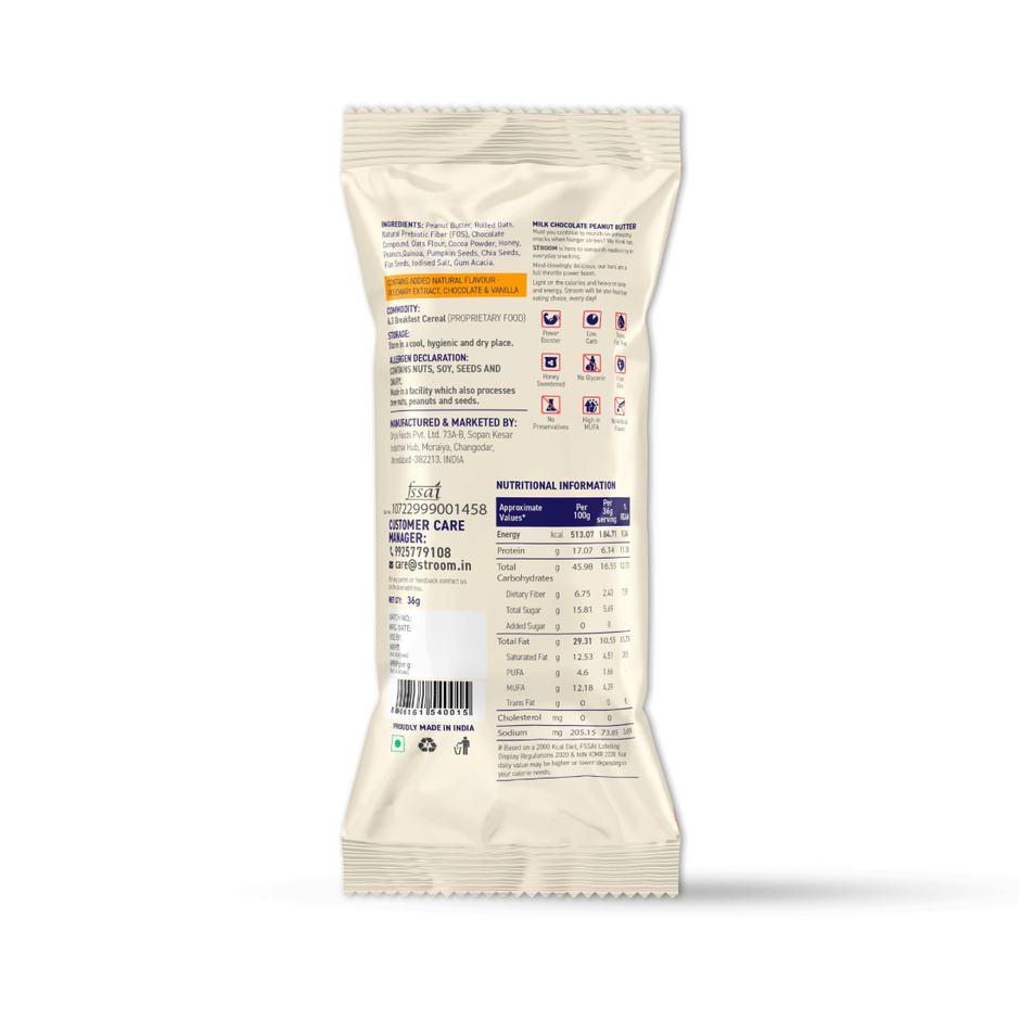 Stroom Milk Chocolate    Butter Energy Bars Combo